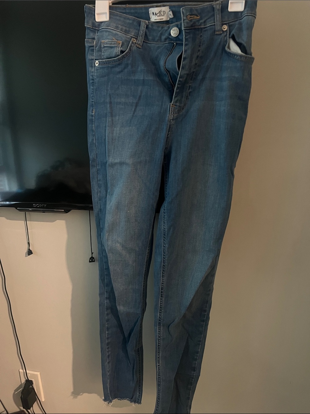 Slim Fit Men’s Blue Jeans - Unbranded